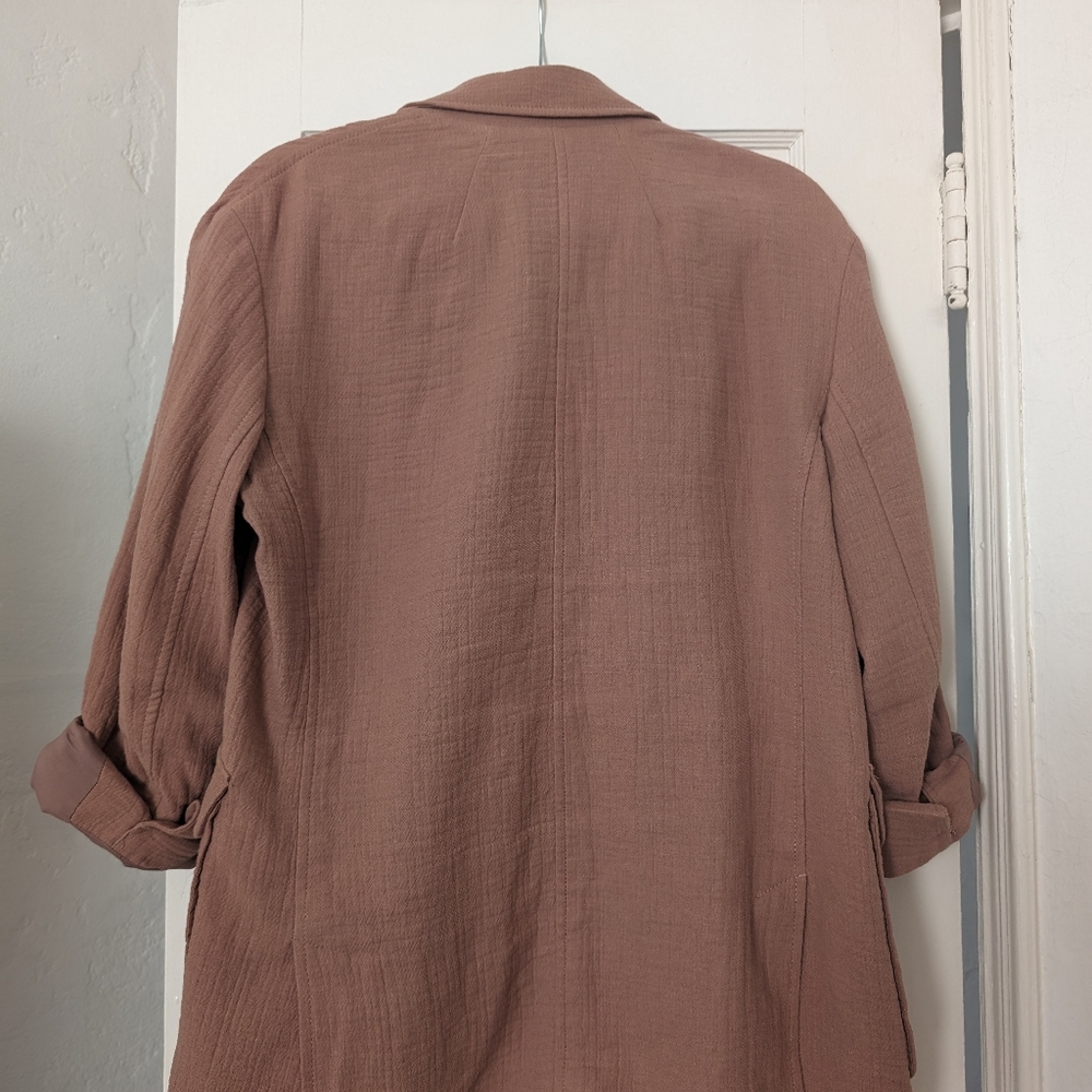 Madewell cotton-linen Larsen Blazer GUC - Picture 4 of 6